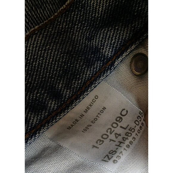 Riders By Lee Womens 14Long 34x34 Midrise Straight Leg Medium Wash Denim Jeans - Picture 12 of 15